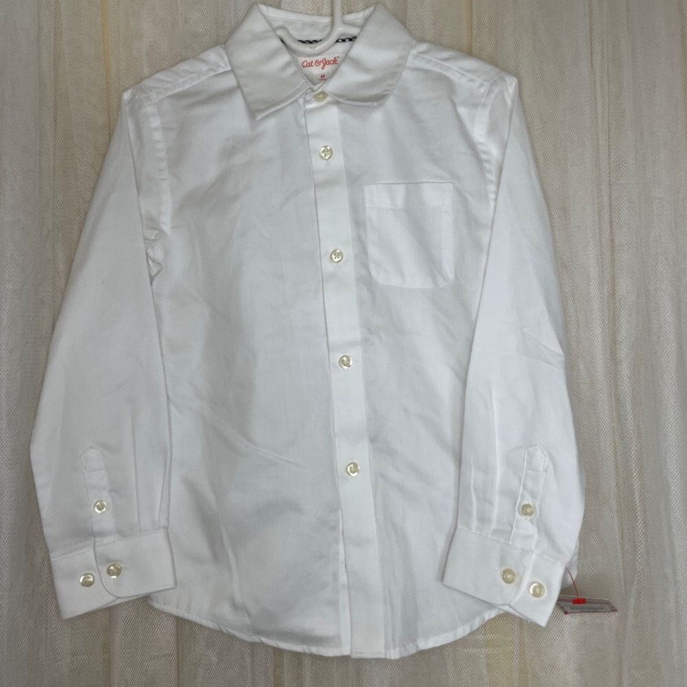 NWT Cat & Jack Boy Toddler Button Down Shirt